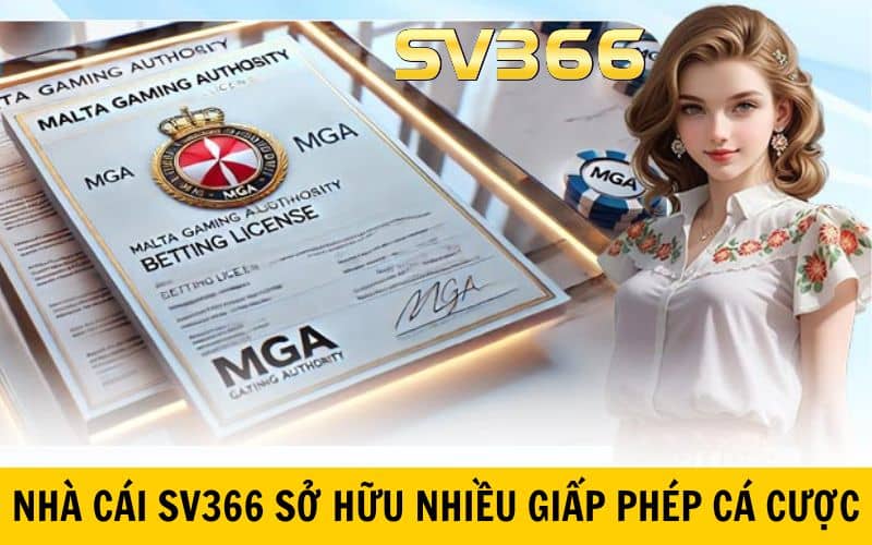 Nhà cái sở hữu nhiều giấy phép hoạt động cá cược hợp pháp